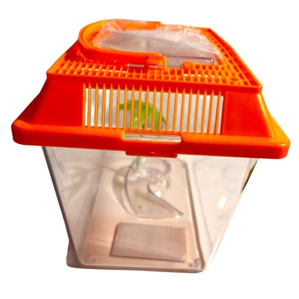 Portable Aquatic/Terrarium Tank, Plastic Carrier Cage with Lid and Handle NWT - Picture 5 of 12